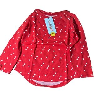 Cat & Jack 2T hearts shirt